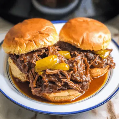 Slow Cooker Mississippi Pot Roast Sliders 1