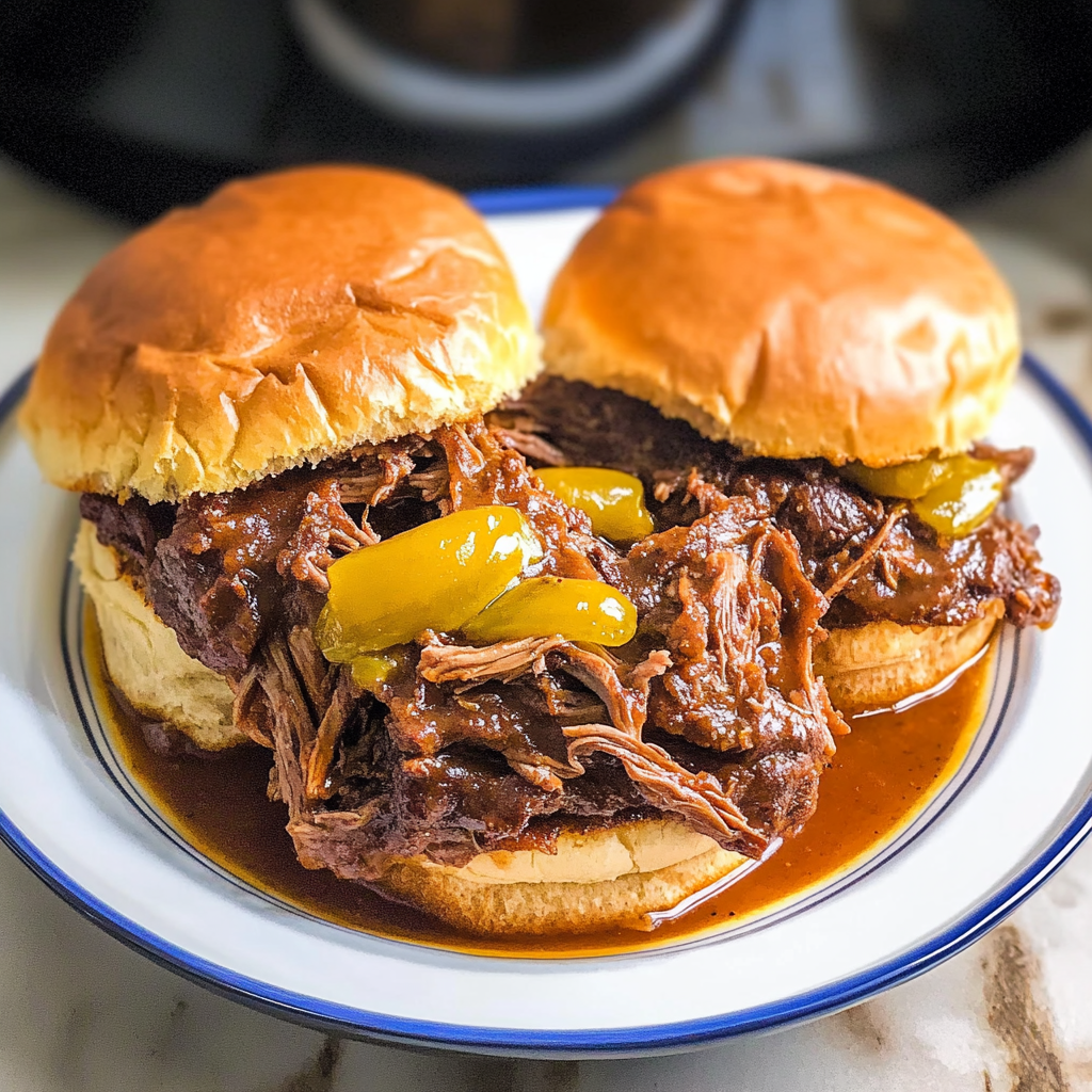 Slow Cooker Mississippi Pot Roast Sliders 1