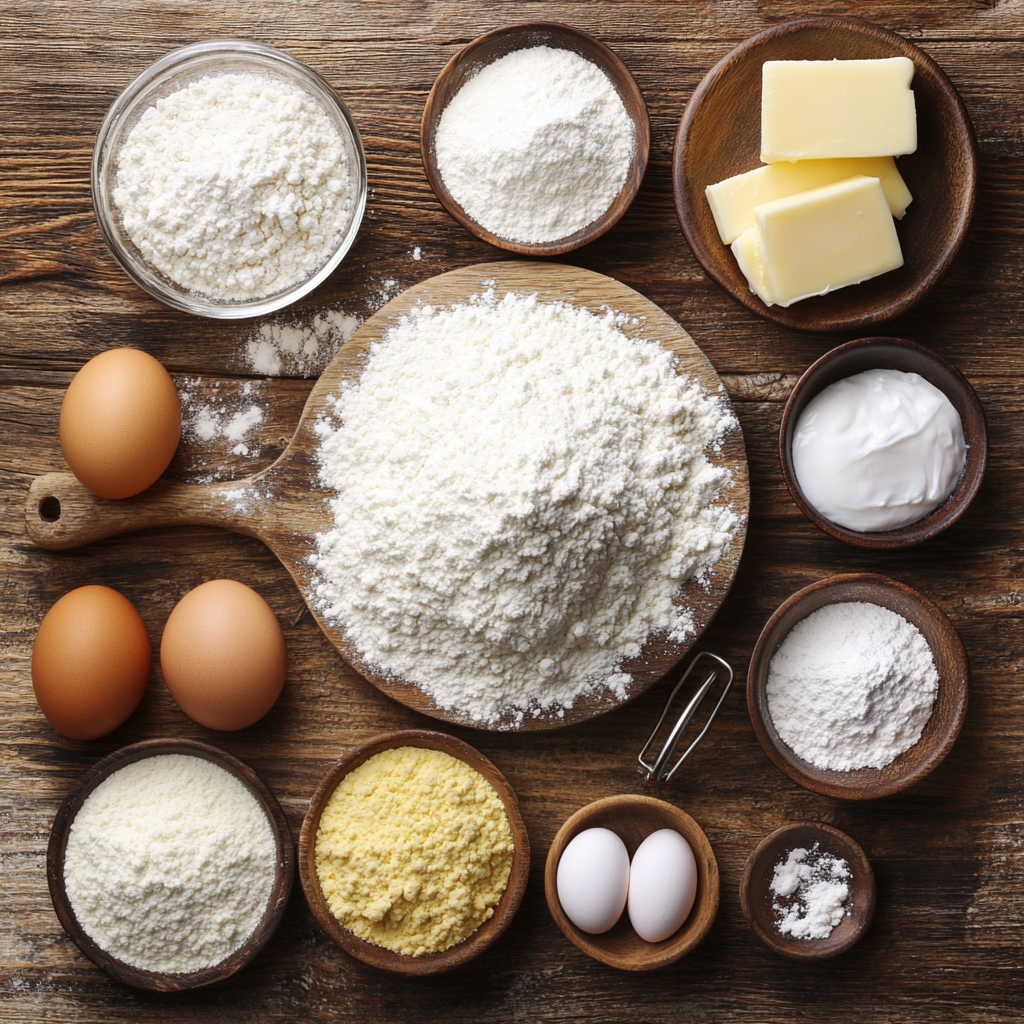 Stacked Christmas Tree Cookies ingredients