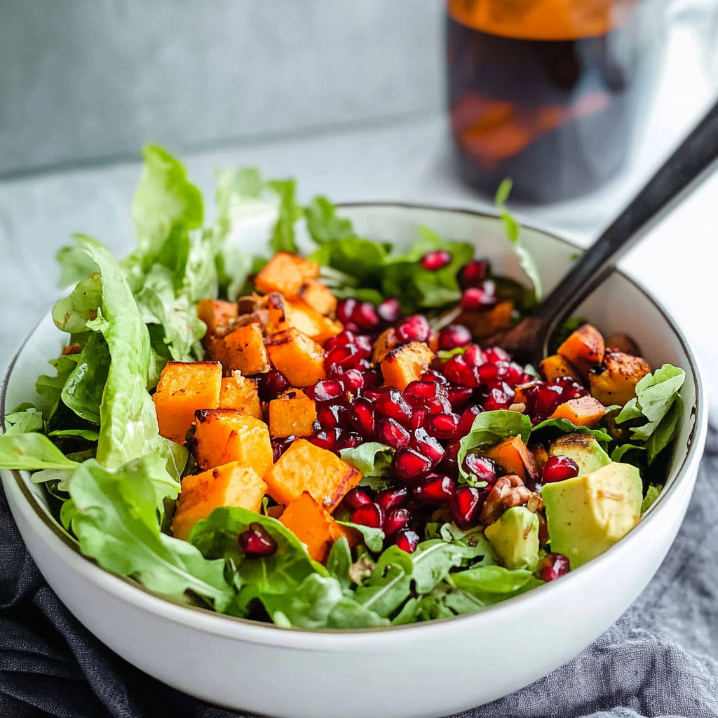 Sweet Potato Pomegranate Salad 1