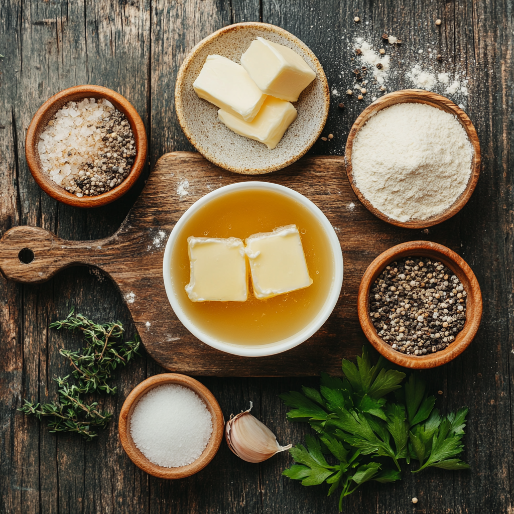 Turkey Gravy Without Drippings ingredients