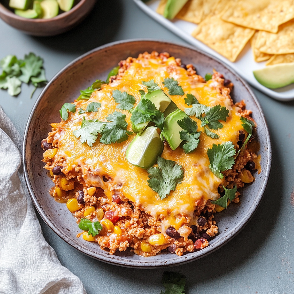 Turkey Taco Bake
