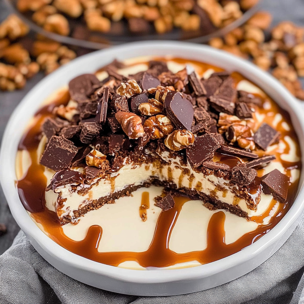 Turtle Cheesecake Dip 1