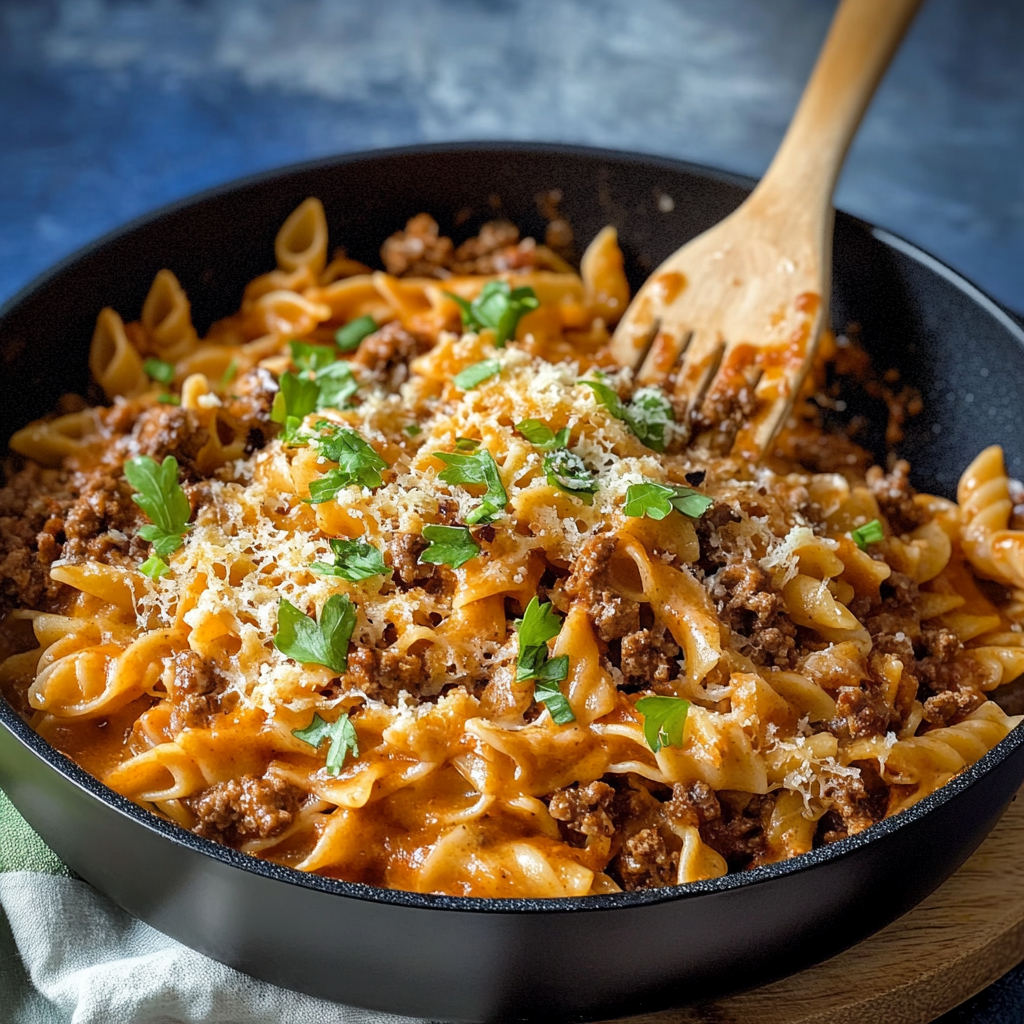 cheeseburger pasta 2