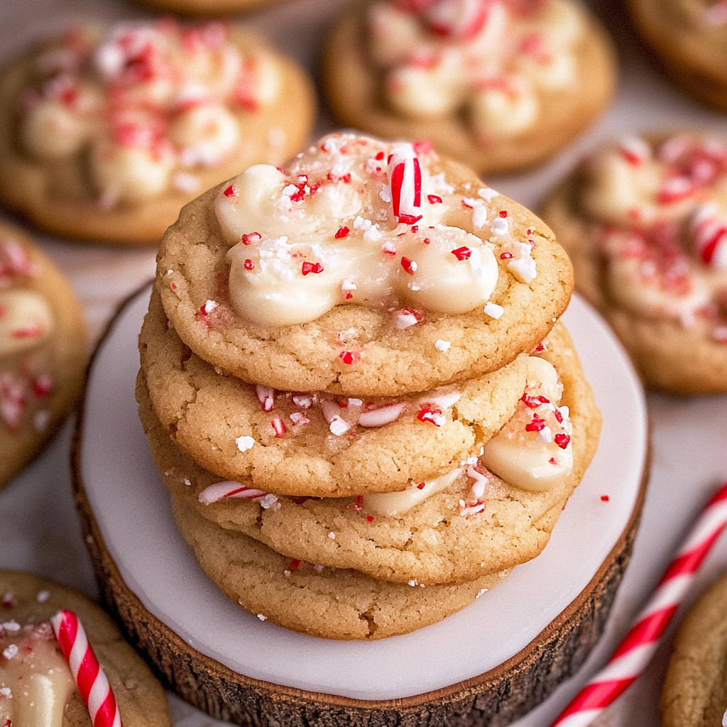 Best Peppermint Cheesecake Cookies