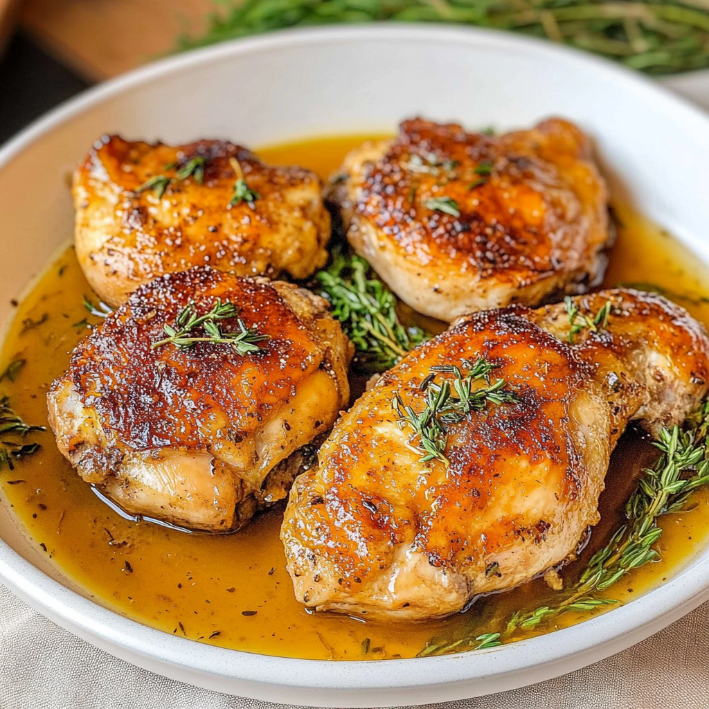 Braised Chicken Thighs