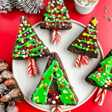 Brownie Christmas Trees 1