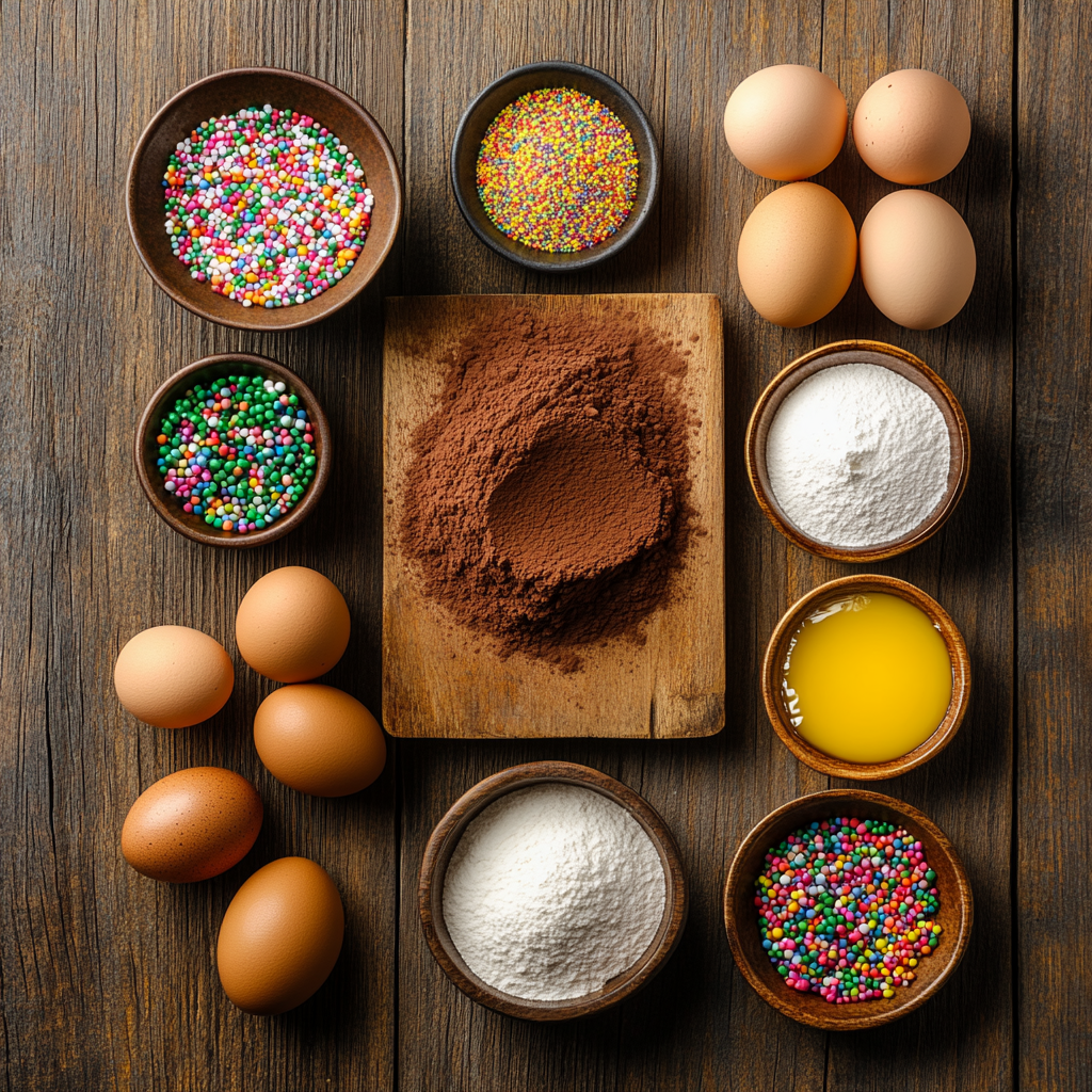 Brownie Christmas Trees ingredients