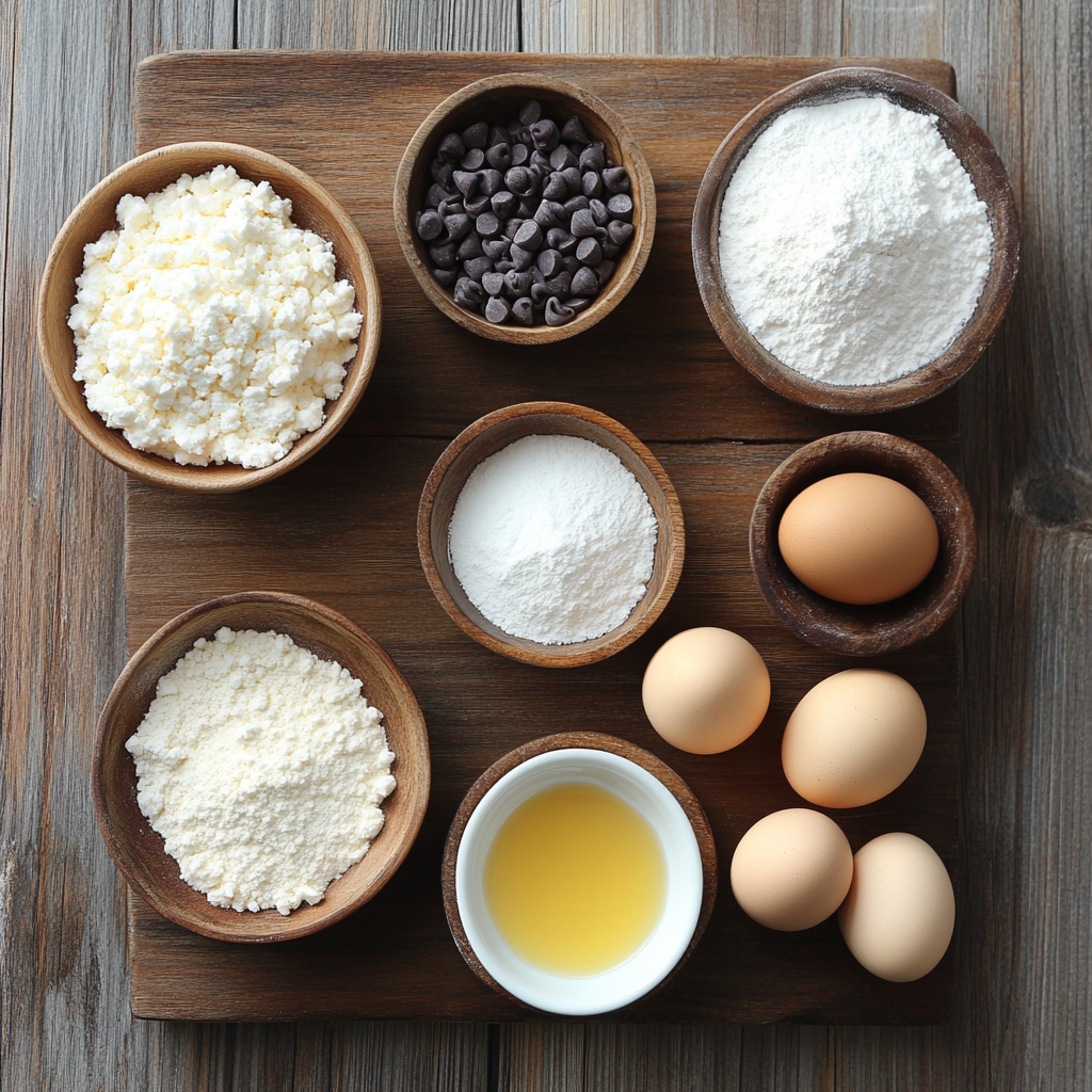 Cannoli Layer Cake ingredients