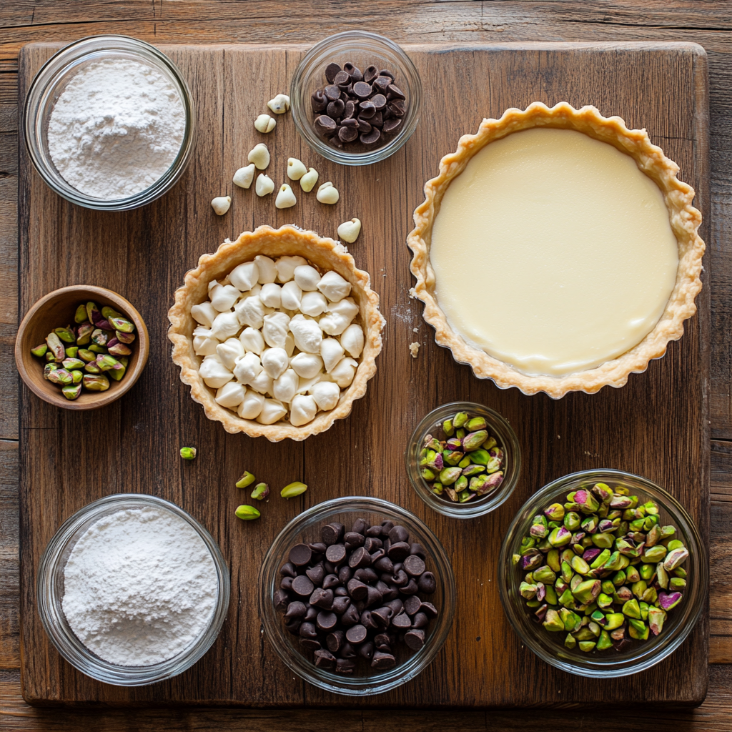 Cannoli Tart ingredients