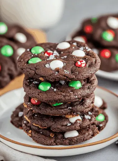 Chocolate Cake Mix Christmas Cookies 1