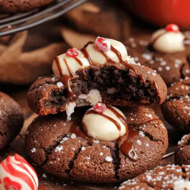 Chocolate Mint Blossom Cookies 3