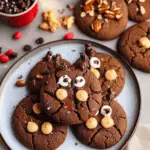 Chocolate Peanut Butter Reindeer Cookies 1