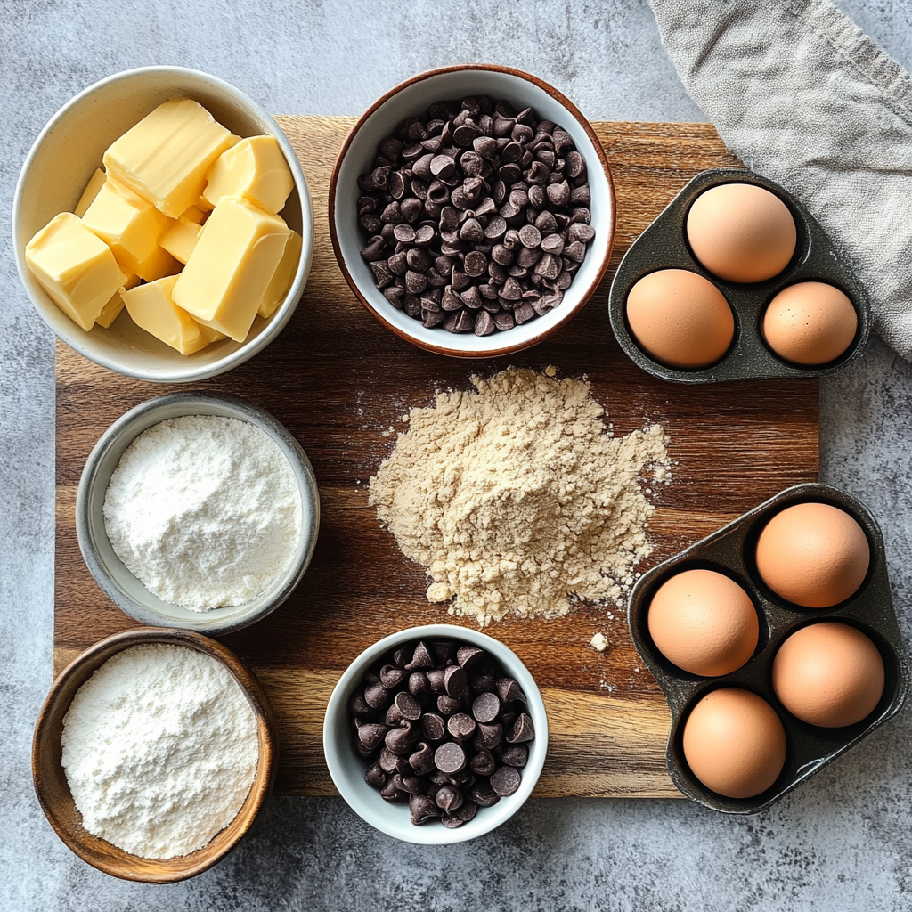 Chocolate Peanut Butter Reindeer Cookies ingredients