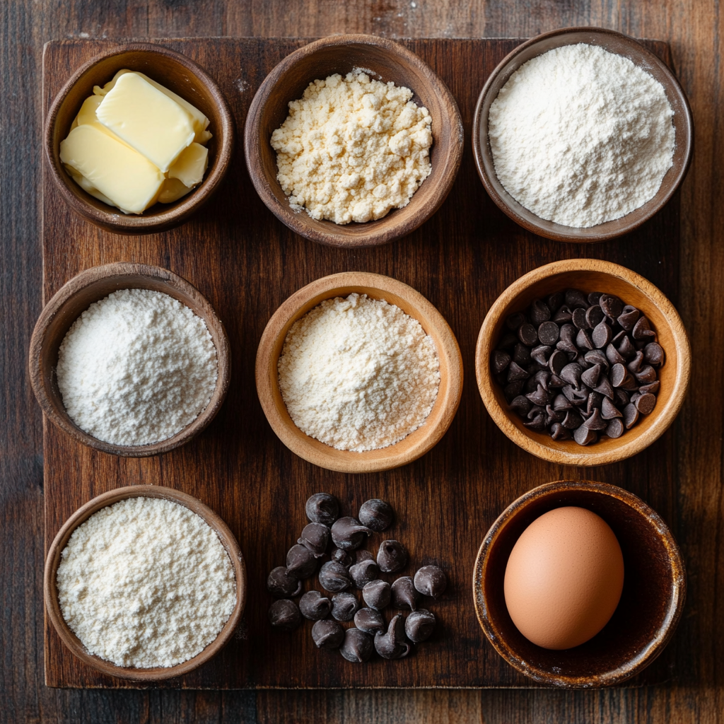 Cookie Dough Cookies ingredients