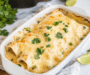 Creamy White Chicken Enchiladas