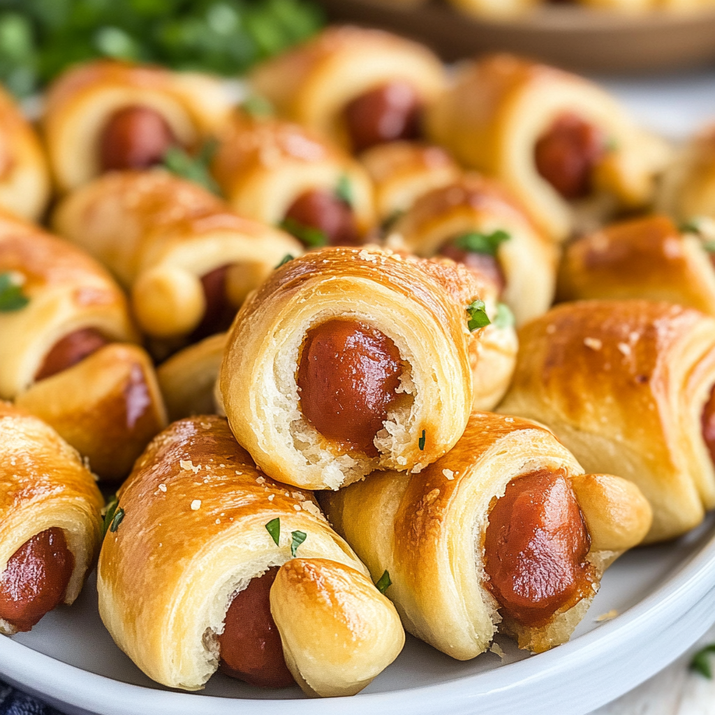 Crescent Roll Pigs in a Blanket 1