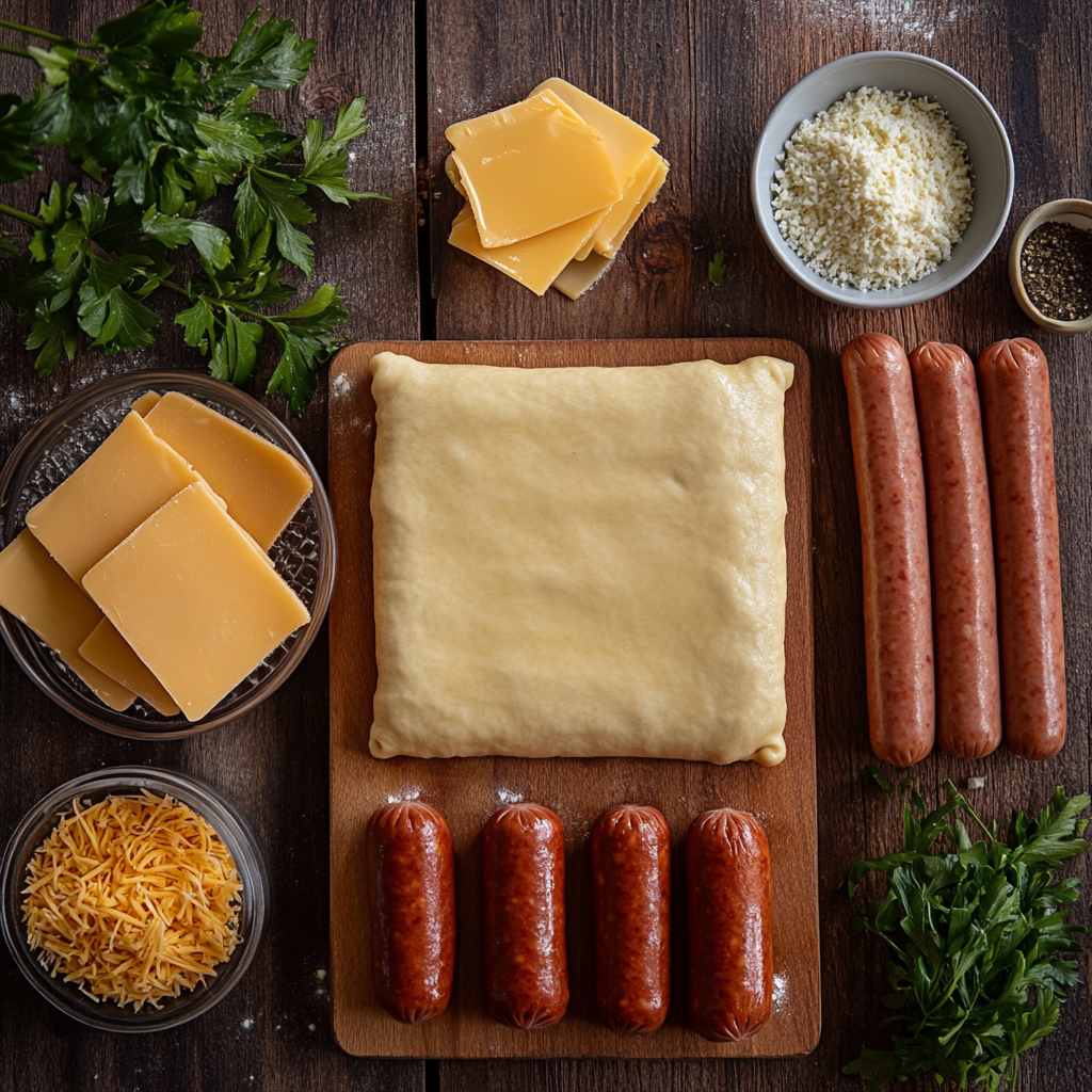 Crescent Roll Pigs in a Blanket ingredients