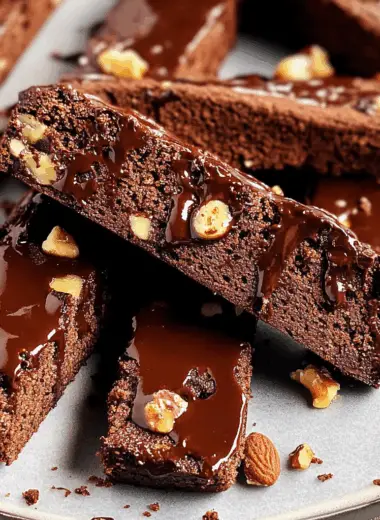 Double Chocolate Hazelnut Biscotti 1