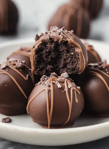 Easy Brownie Truffles 1
