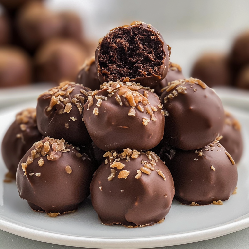 Easy Brownie Truffles