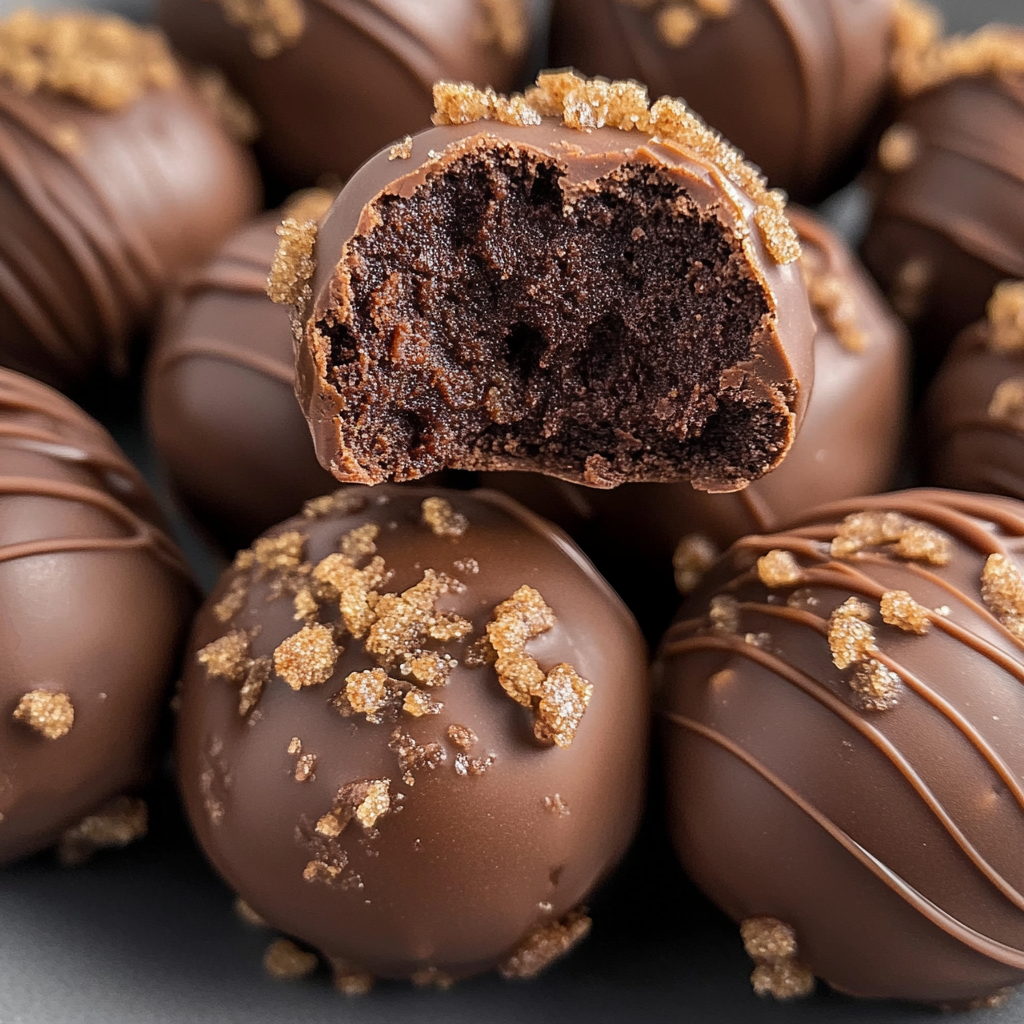 Easy Brownie Truffles