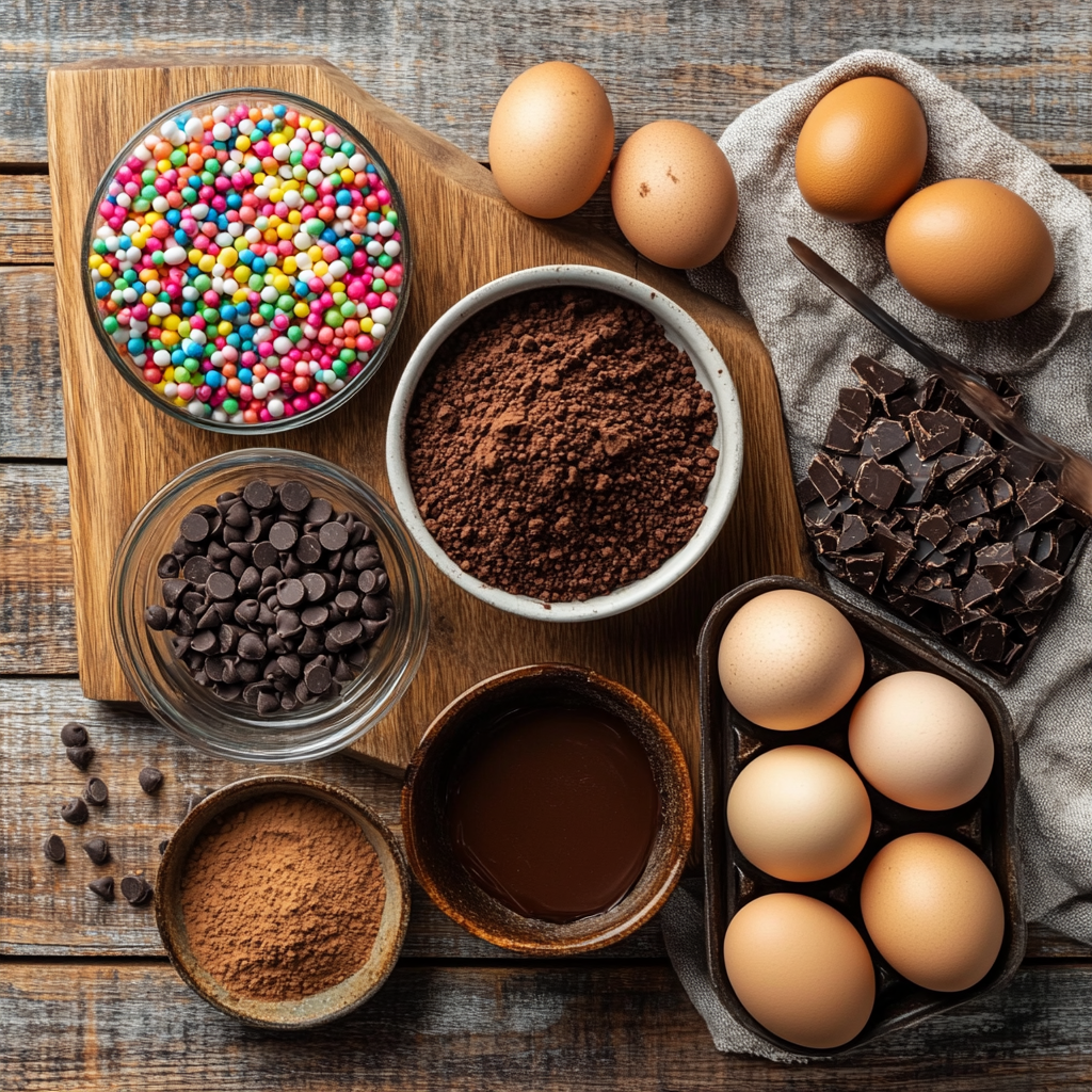 Easy Brownie Truffles ingredients