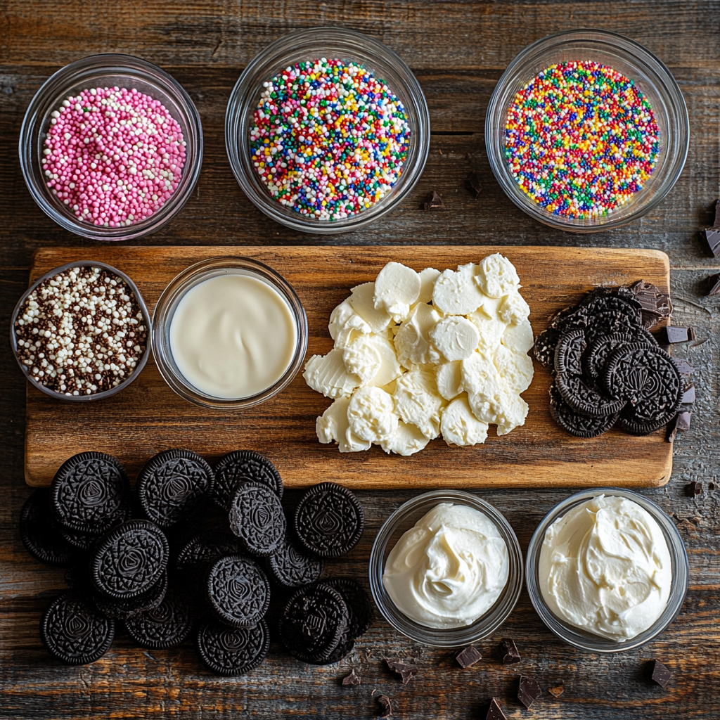 Easy Oreo Ball Ornaments ingredients