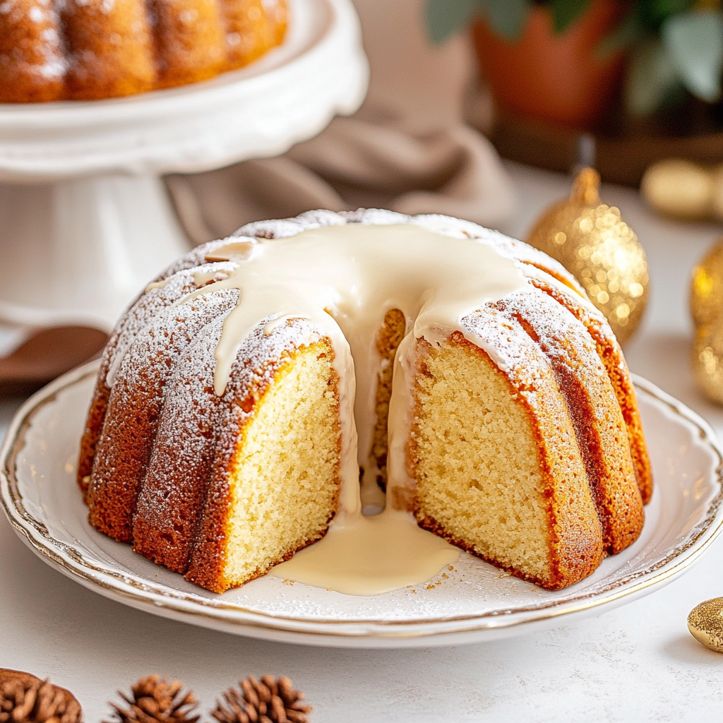 Eggnog Pound Cake