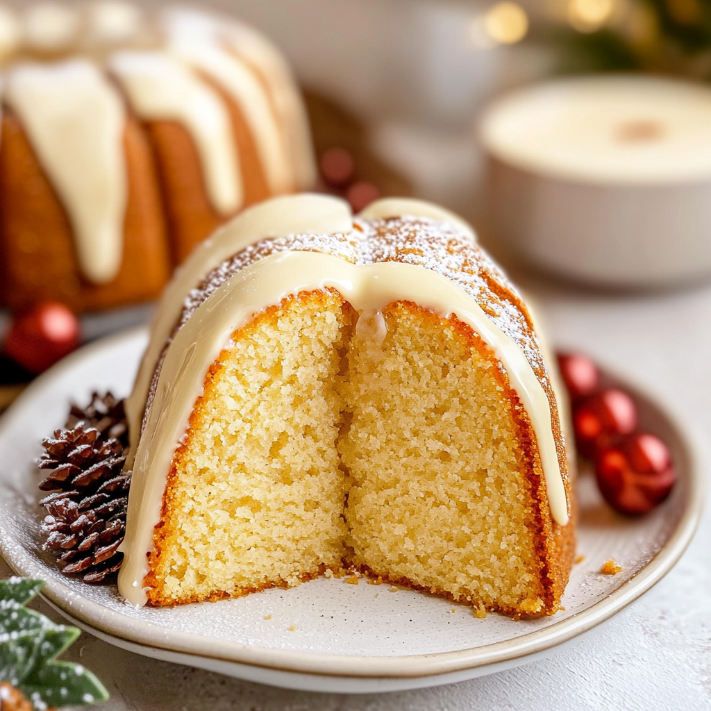 Eggnog Pound Cake