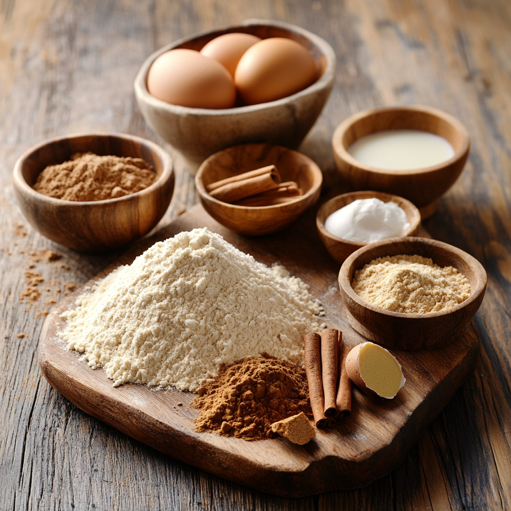 Gingerbread Cupcakes ingredients