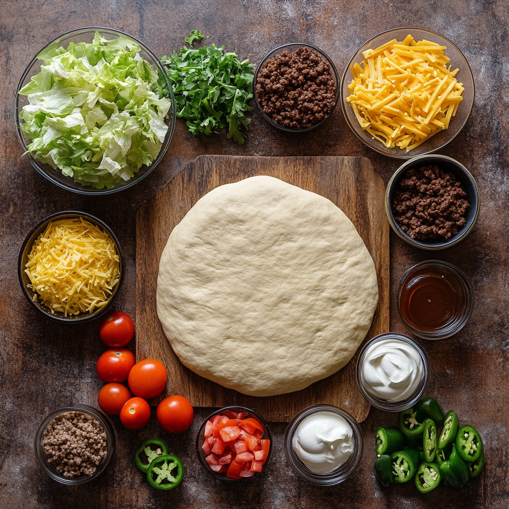 Godfather’s Taco Pizza ingredients