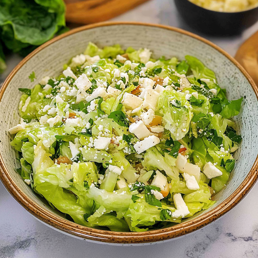 Greek Lettuce Salad