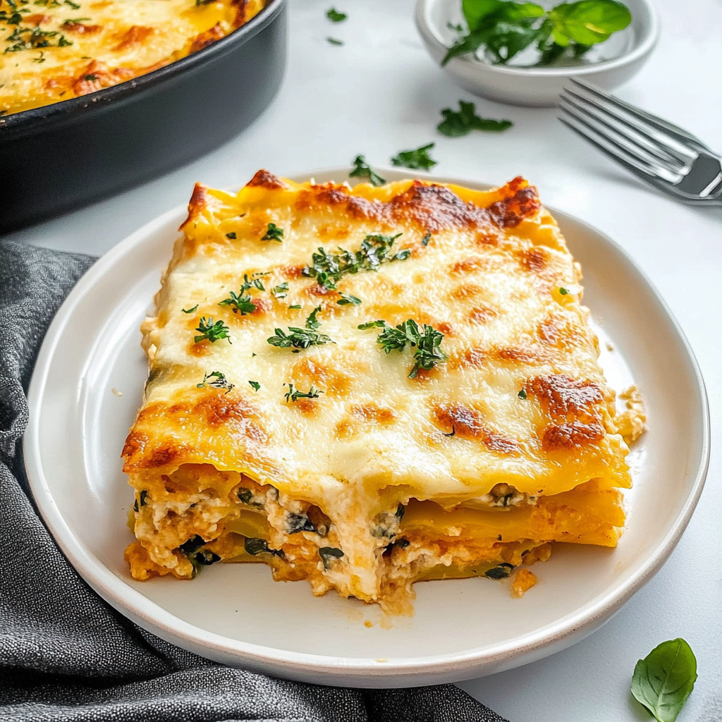 Havarti Butternut Squash Lasagna