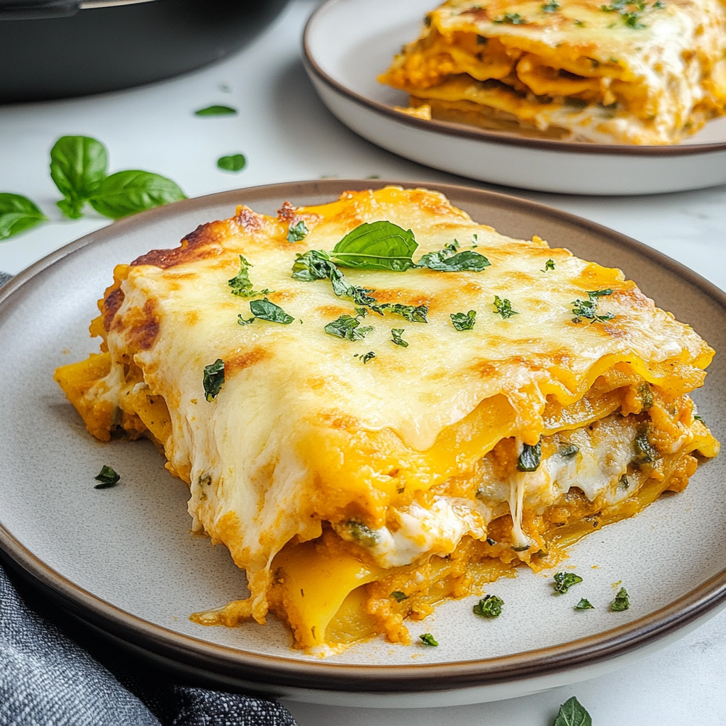 Havarti Butternut Squash Lasagna