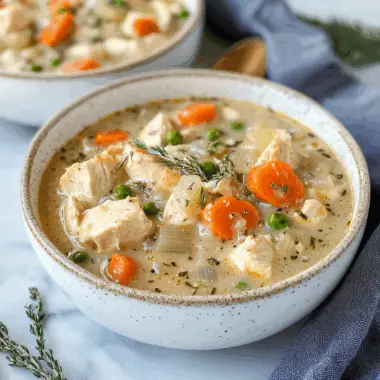 Healthy Chicken Pot Pie Soup 1