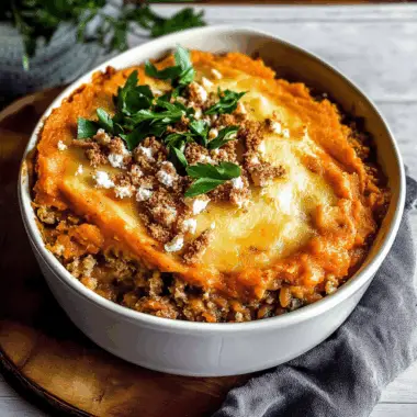Homemade Sweet Potato Shepherds Pie Recipe 1 1