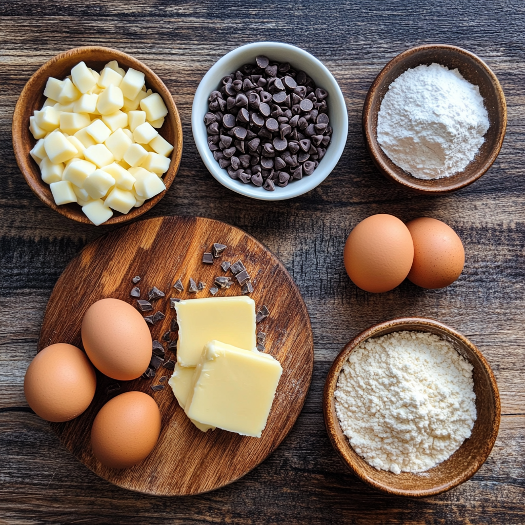 Hot Chocolate Brownie Bites ingredients