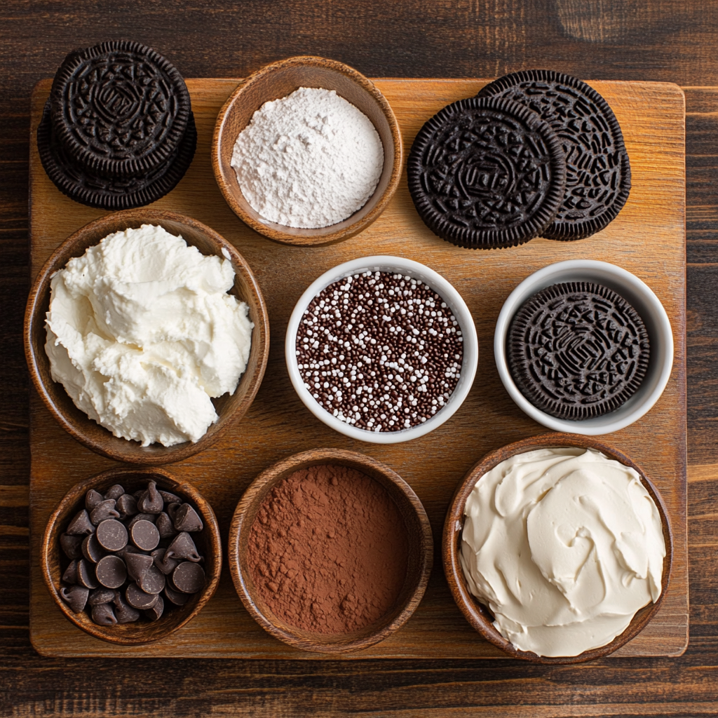 Hot Chocolate Oreo Balls ingredients