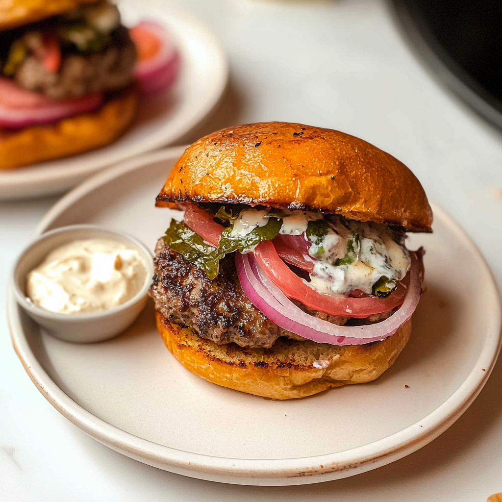 Lamb Feta Burgers 1