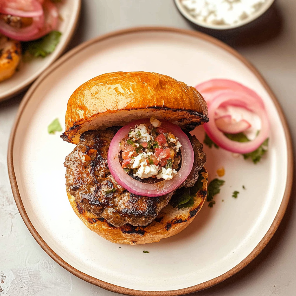 Lamb Feta Burgers