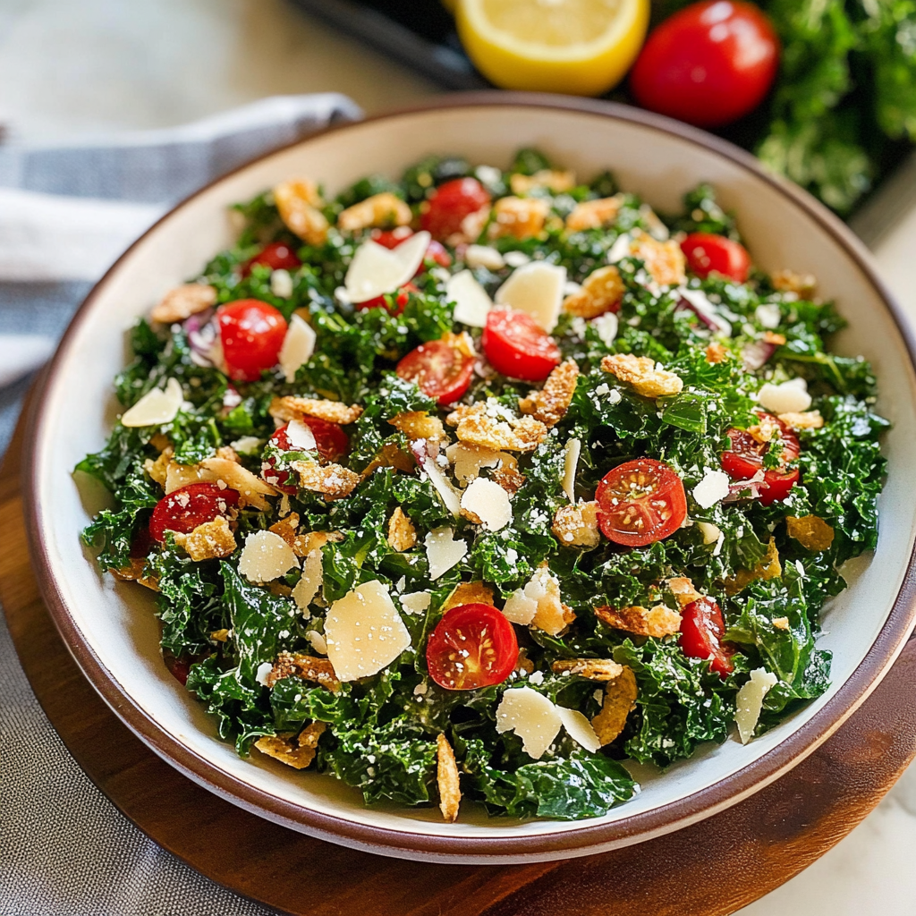 Lemon Parmesan Kale Salad