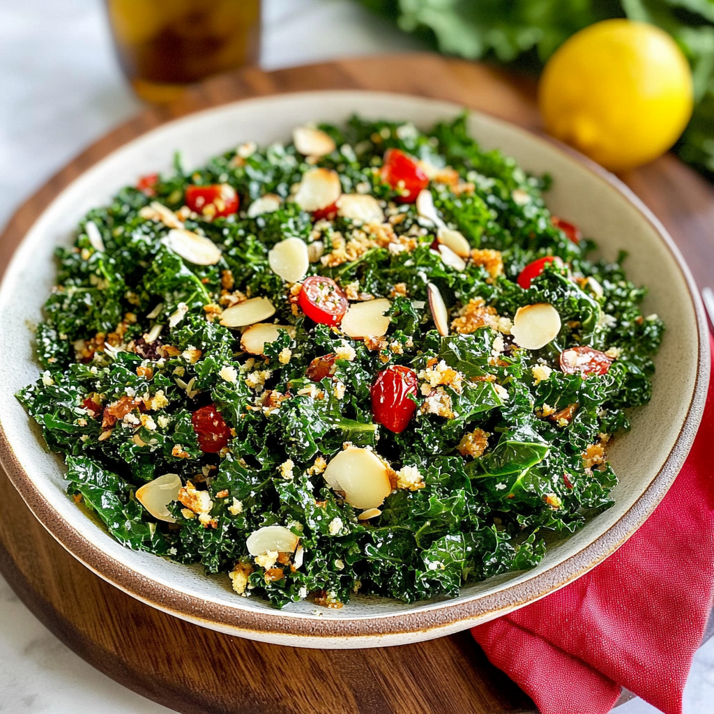 Lemon Parmesan Kale Salad