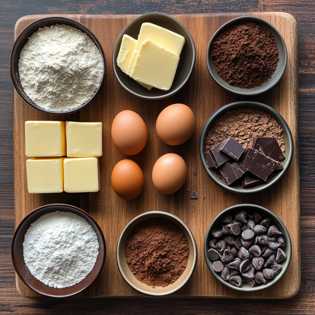 Peppermint Mocha Cookies ingredients