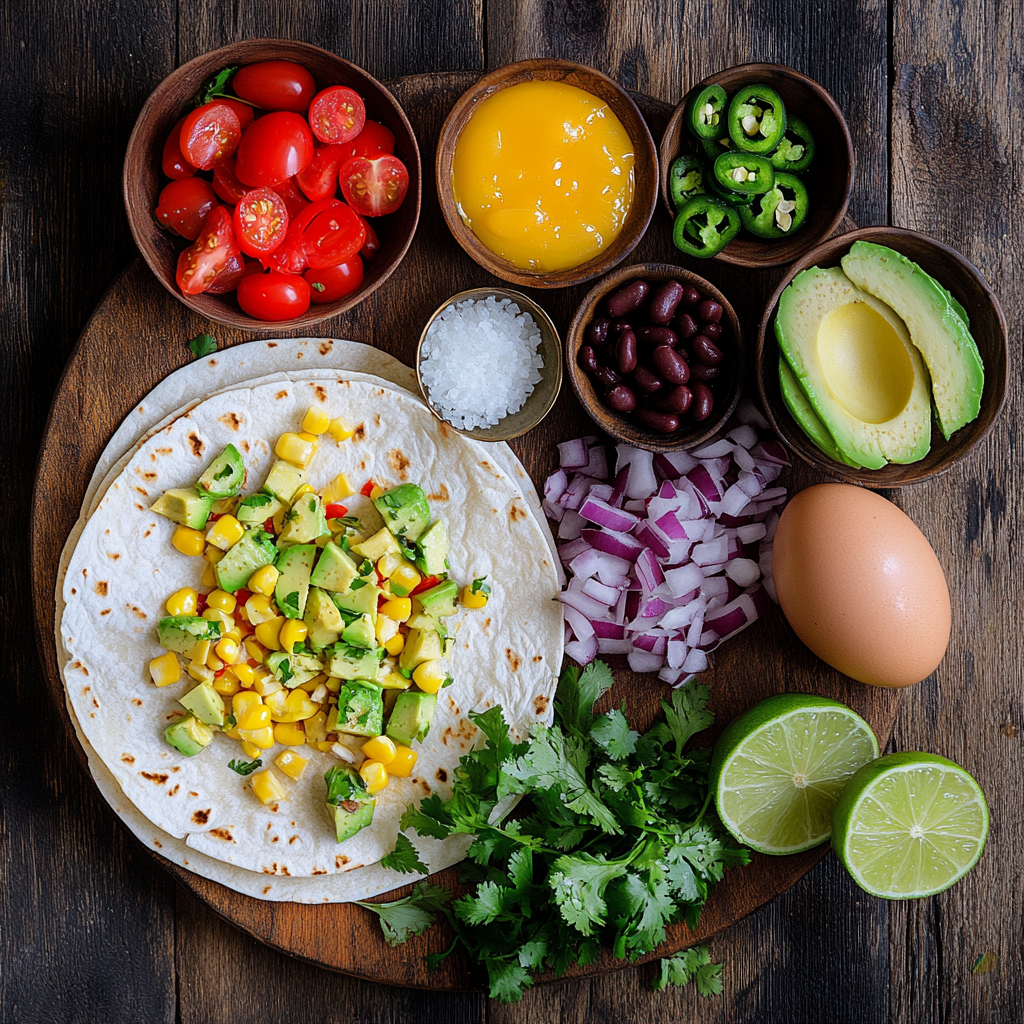 Skillet Huevos Rancheros ingredients