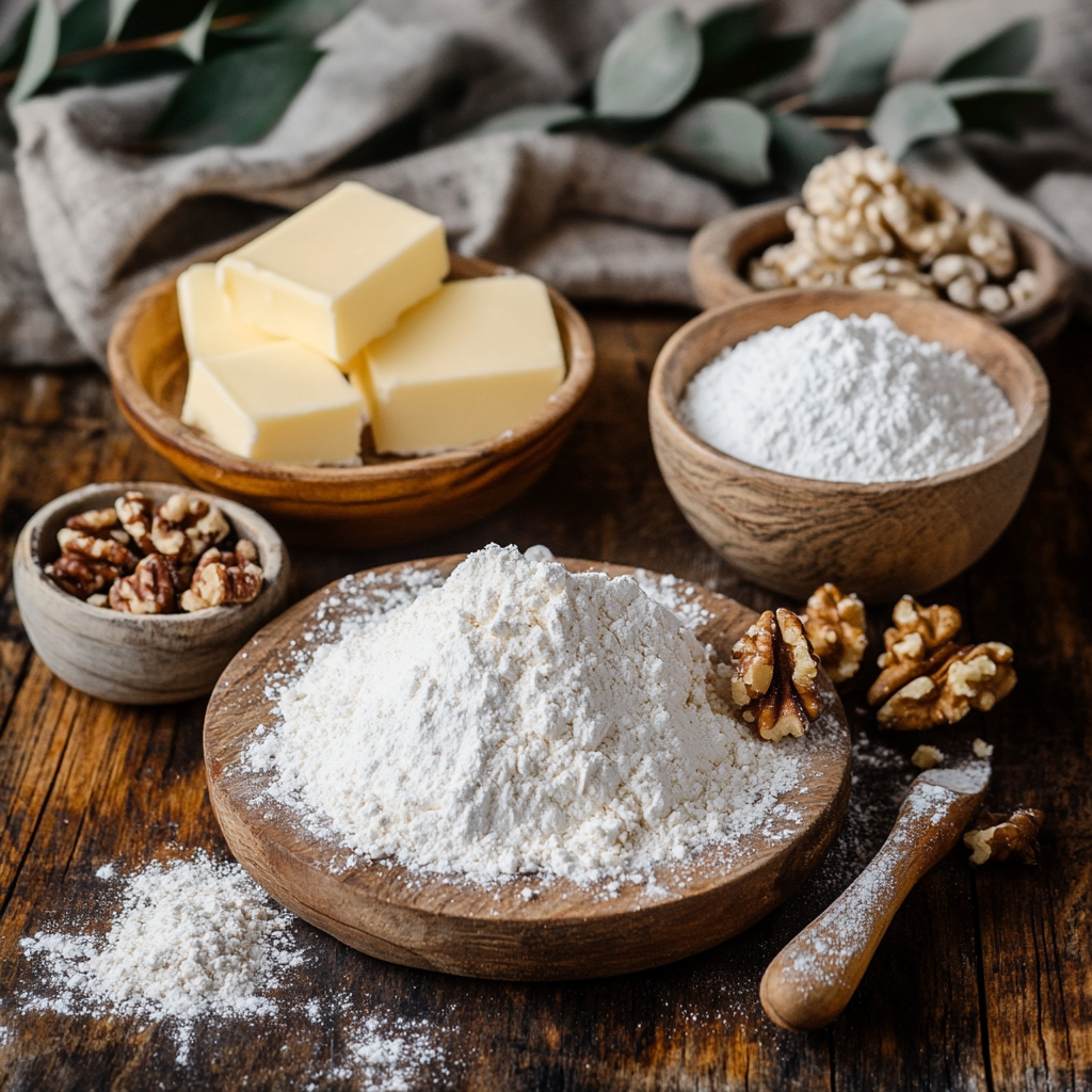 Snowball Cookies ingredients