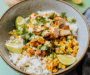 Street Corn Chicken and Rice Bowls