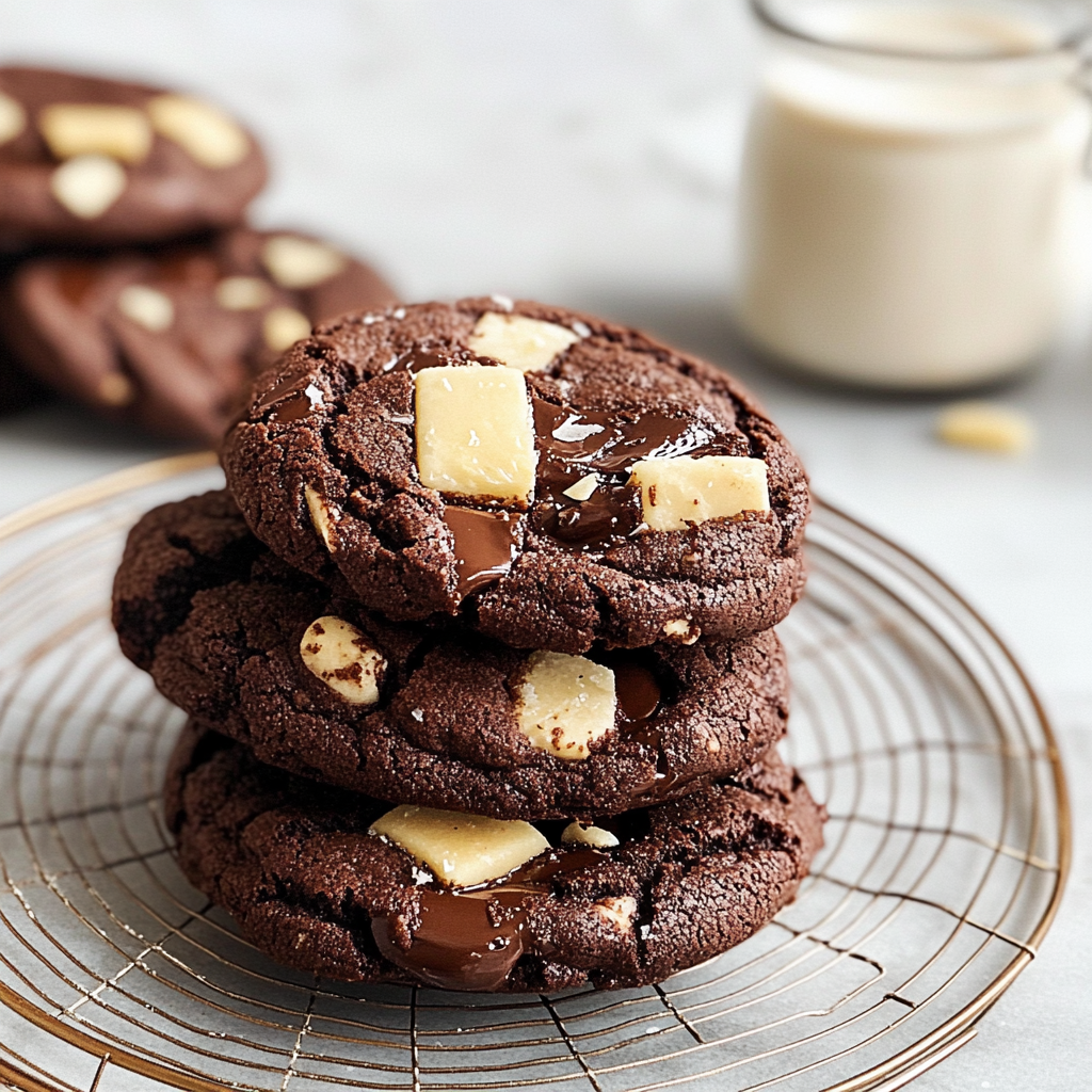 Triple Chocolate Cookies 1