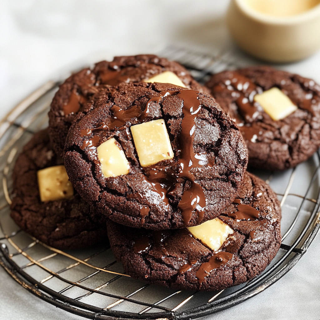Triple Chocolate Cookies