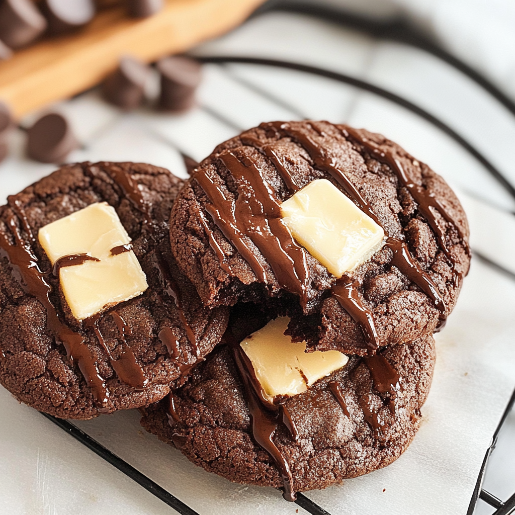 Triple Chocolate Cookies